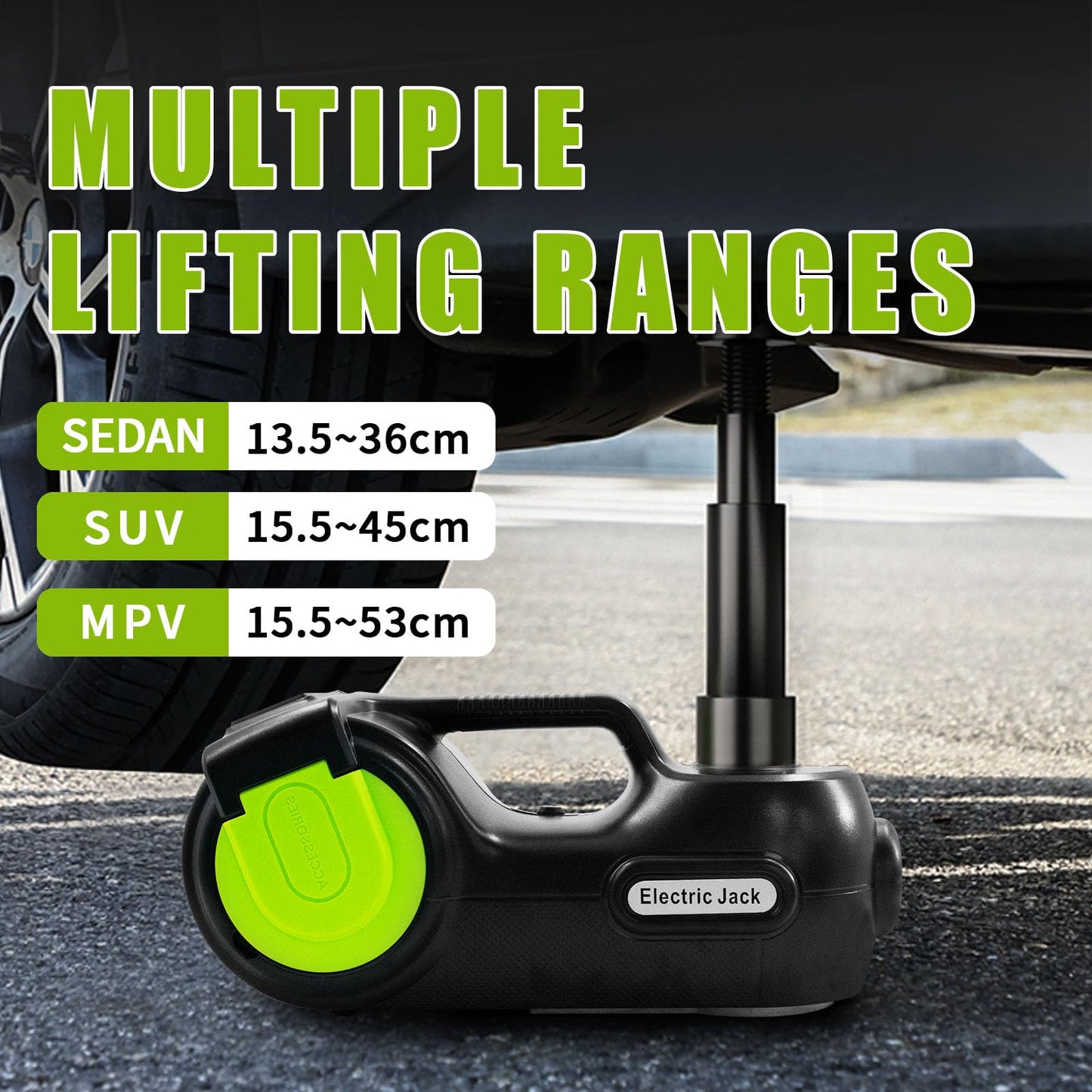 12V Electric Car Jack Kit 5 Ton Lift