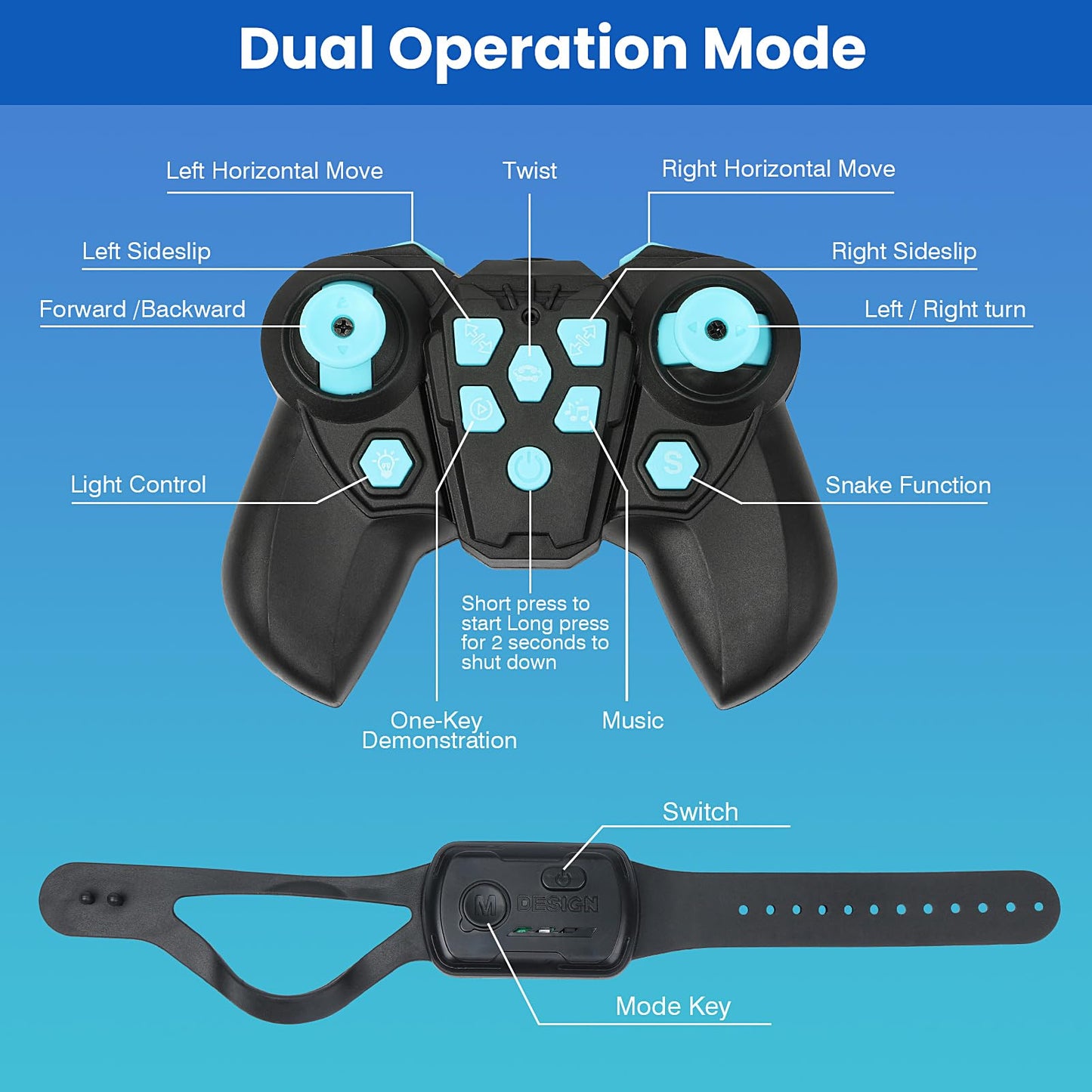 WaveRex | Gesture Control Stunt Car