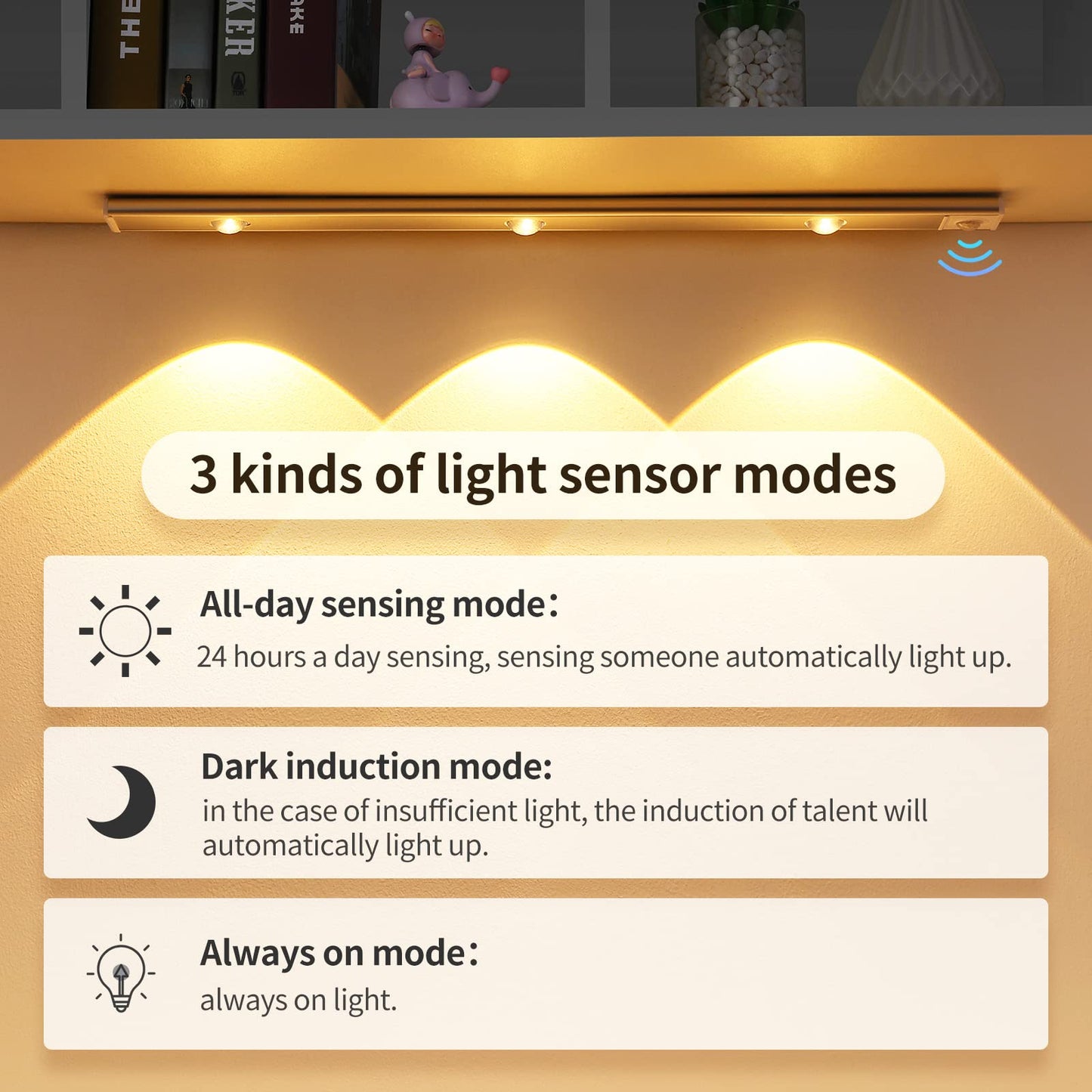 Under-Cabinet LED Motion Sensor Light Bar