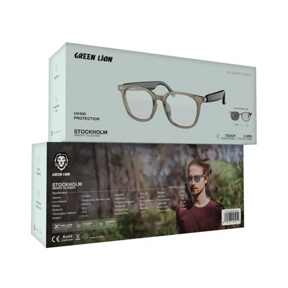 Green Lion Stockholm Smart Glasses – Black