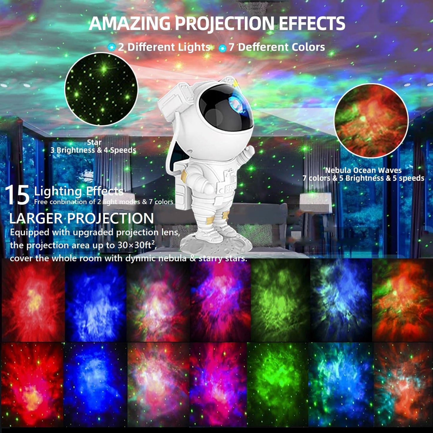 Astronaut Galaxy Projector – Your Cosmic Escape
