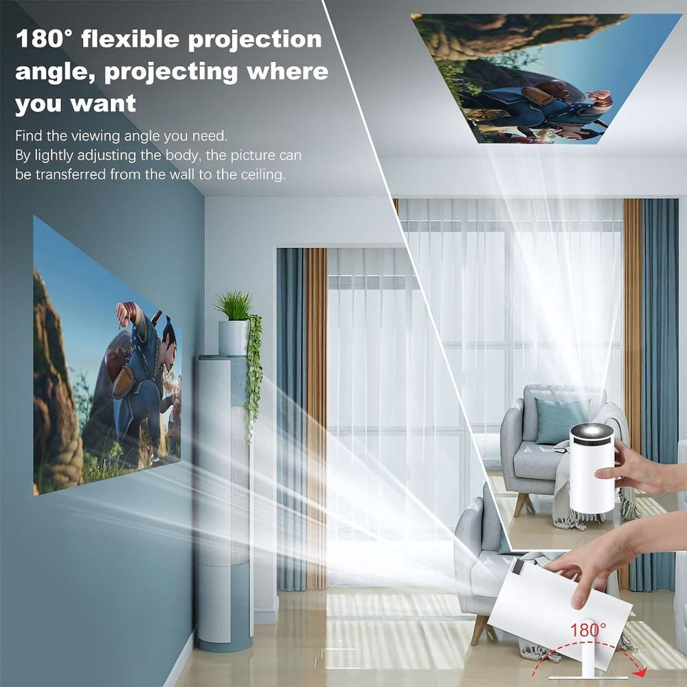 PrexoBeam Mini – Portable Smart Projector