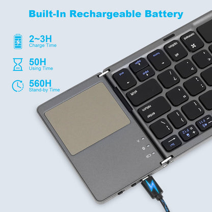 Keyfold Pro - Foldable Bluetooth Keyboard