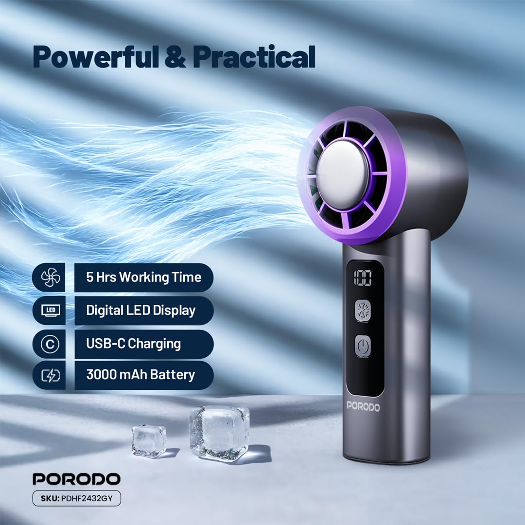 Porodo Frostwave Portable Cooling Fan