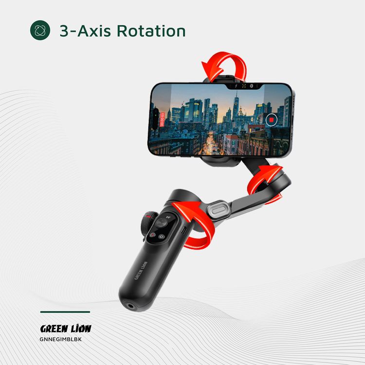 Green Lion New York Gimbal Smart Face Tracking