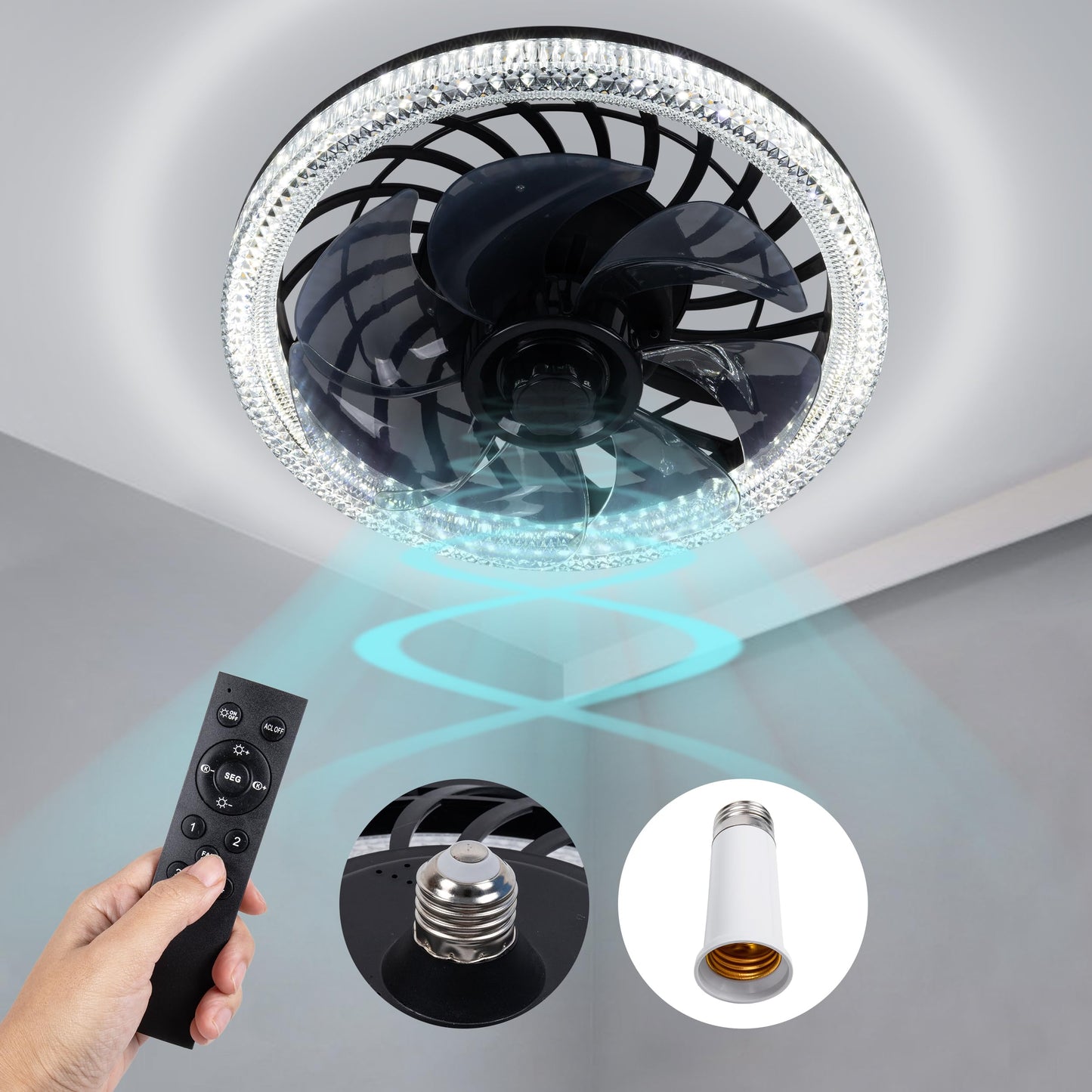 LumiFan™ Pro - Ceiling Light & Fan Combo