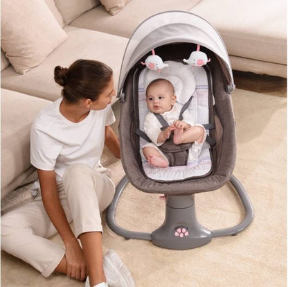 3-in-1 Deluxe Baby Bassinet – Sleep, Soothe & Grow