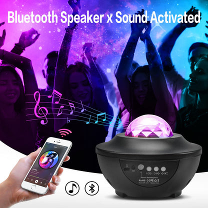 Galaxy Star & Nebula Projector with Bluetooth Speaker