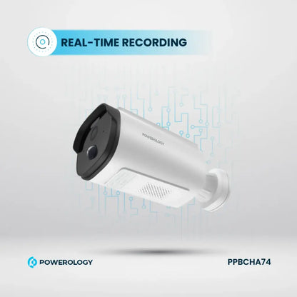Powerology Built-in Solar Outdoor Camera