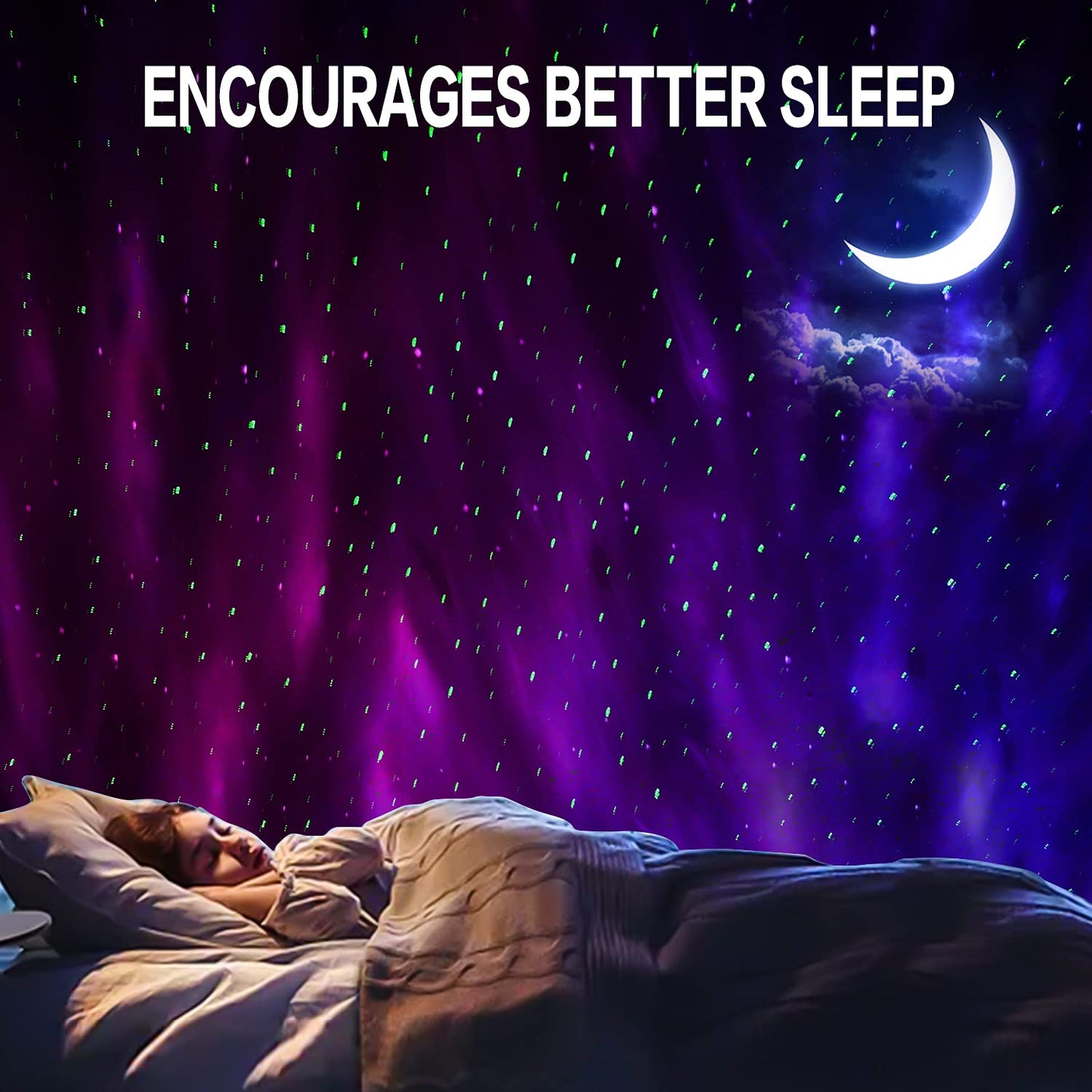 Galaxy Star & Nebula Projector with Bluetooth Speaker