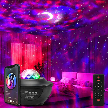 Galaxy Star & Nebula Projector with Bluetooth Speaker