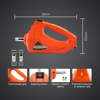 Electric Car Jack Kit 5-Ton — 12V Hydraulic Roadside Emergency Tool