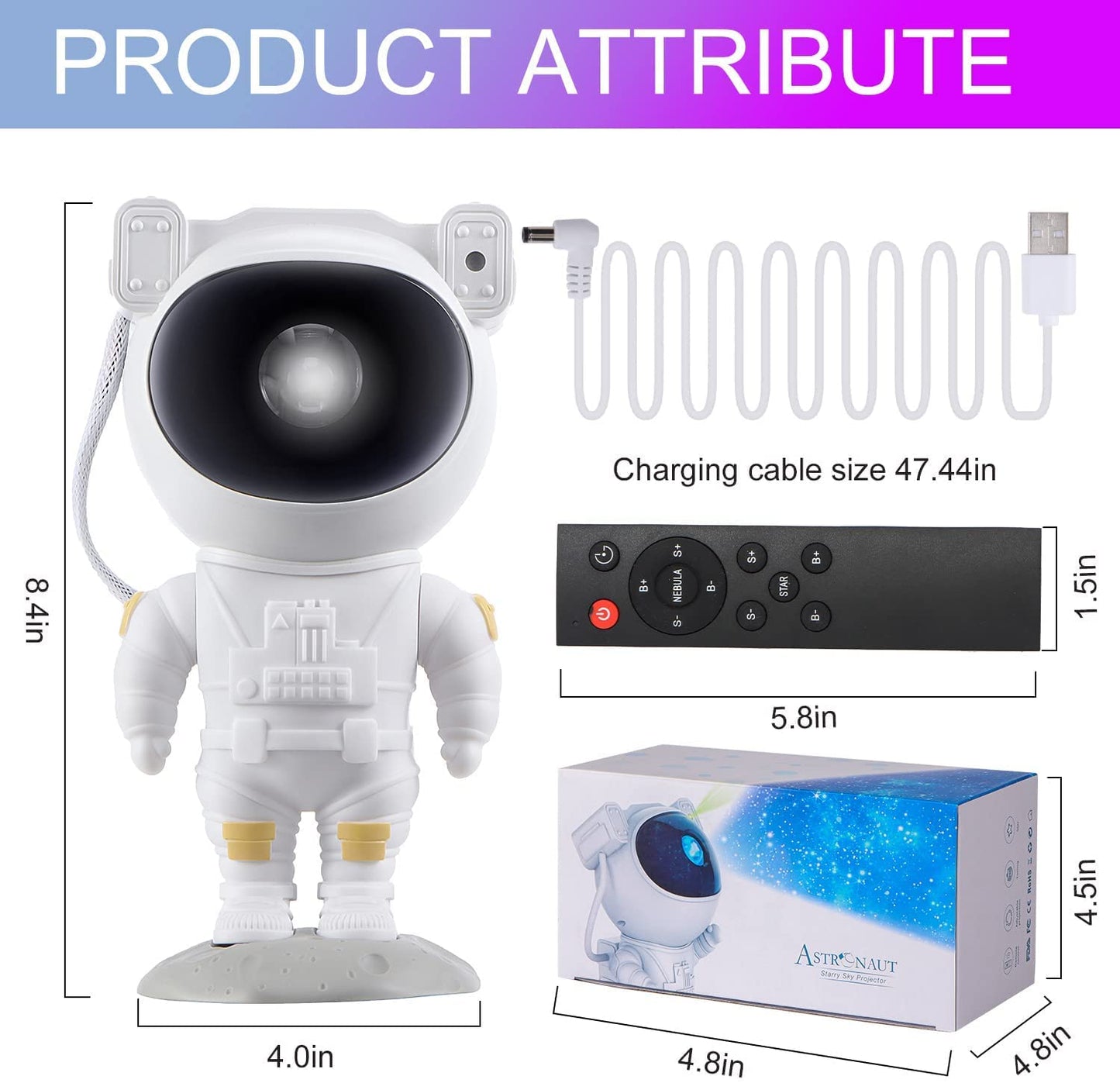 Astronaut Galaxy Projector – Your Cosmic Escape