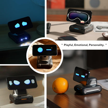 LOOI Robot – Space Black AI Desktop Companion