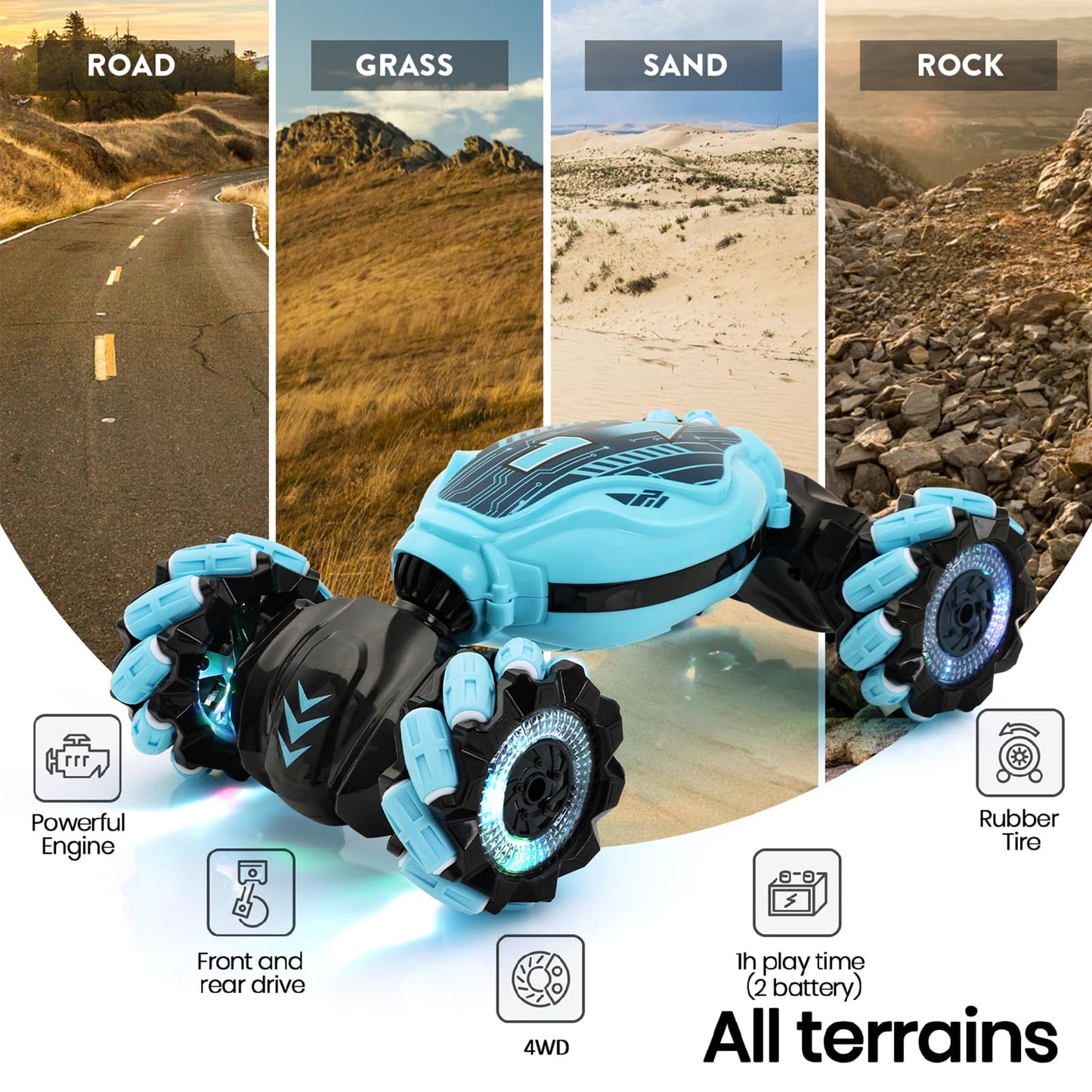 WaveRex | Gesture Control Stunt Car