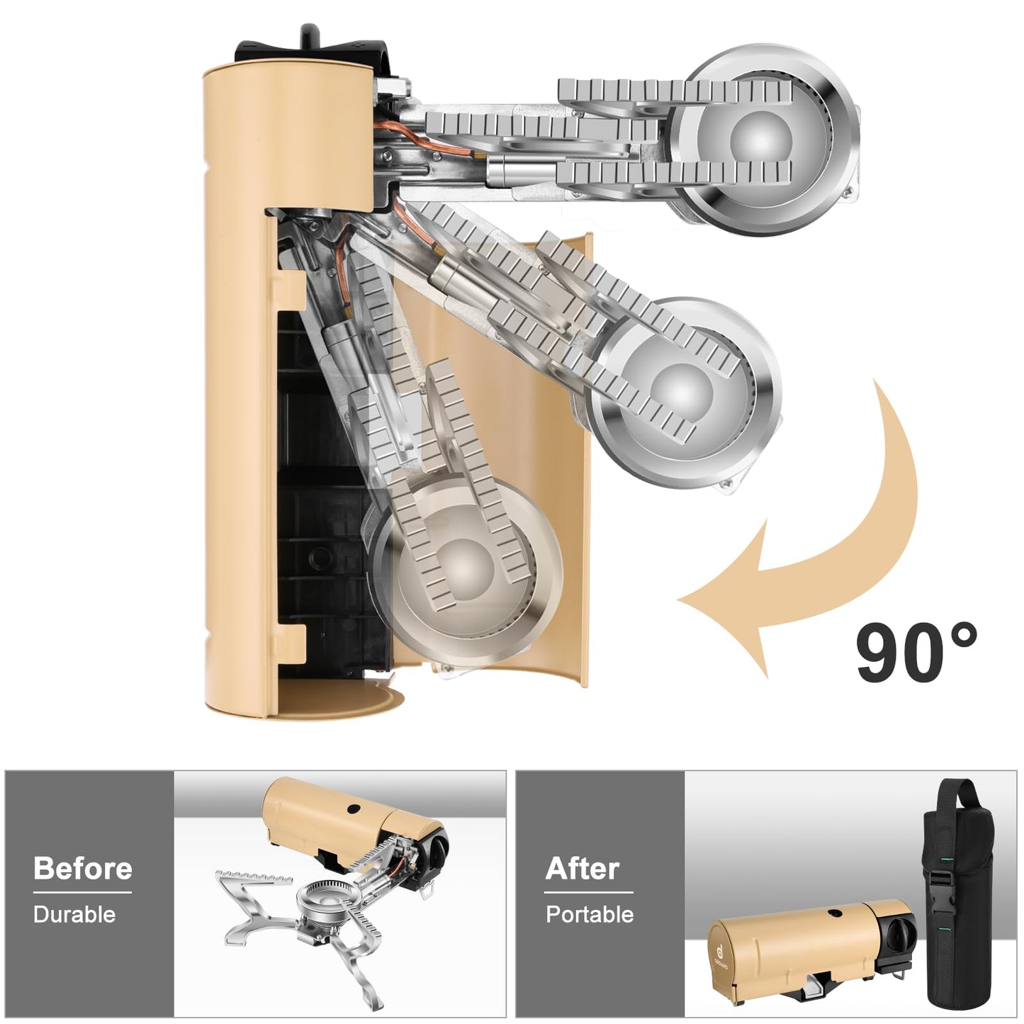 FlameTrek™ Portable Camping Stove