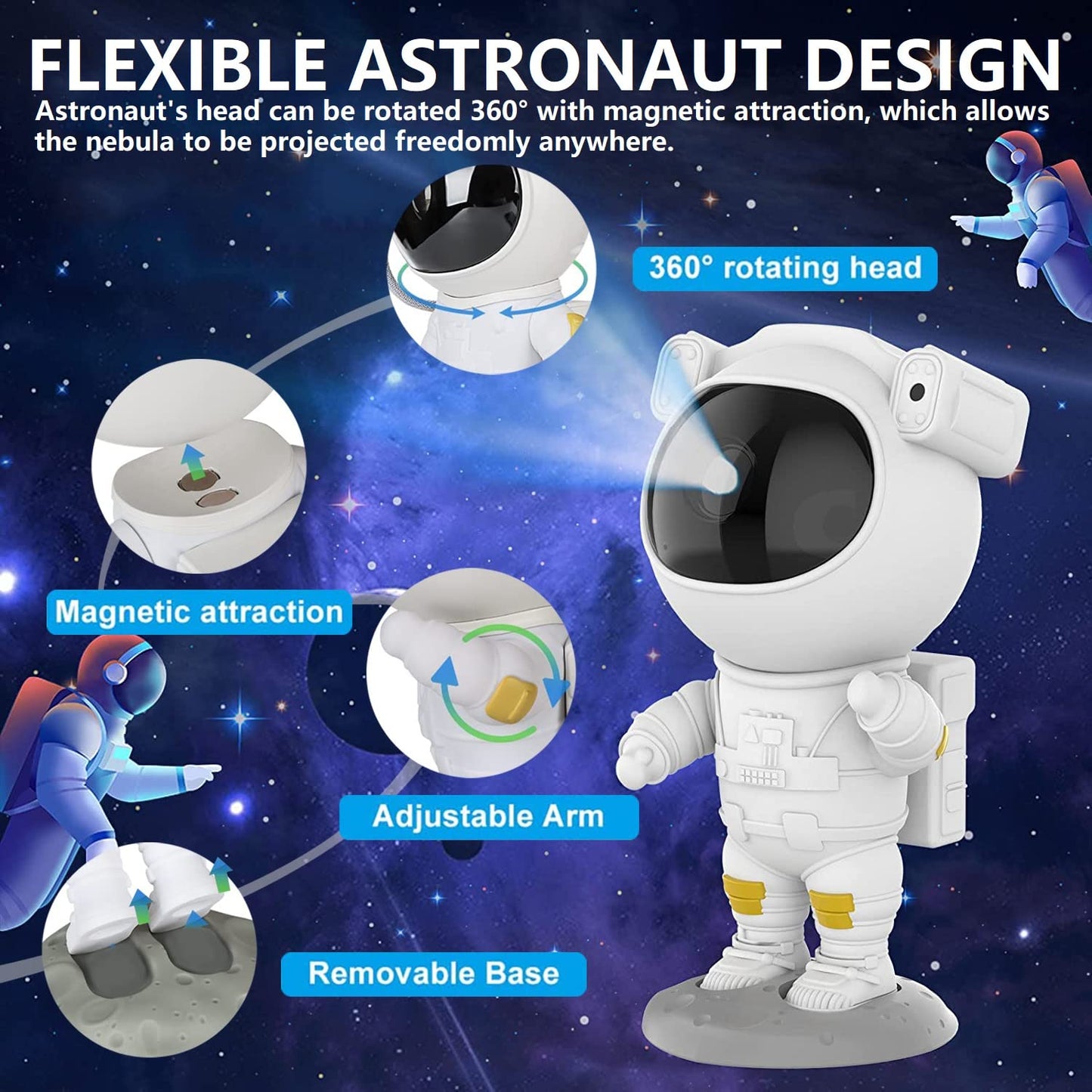 Astronaut Galaxy Projector – Your Cosmic Escape