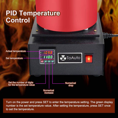 PrexoForge – 3KG Digital Gold & Metal Melting Furnace