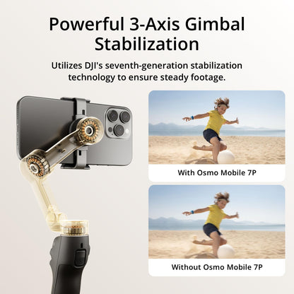 DJI Osmo Mobile 7P – Foldable 3-Axis Smartphone Gimbal