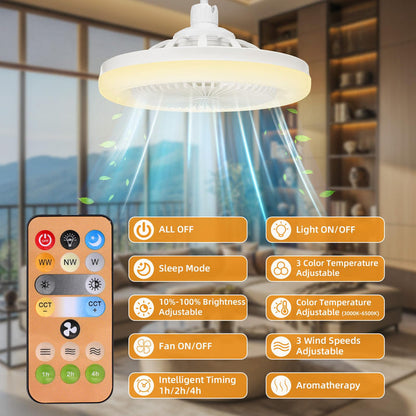Airoluxe™ - Smart Ceiling Light Fan