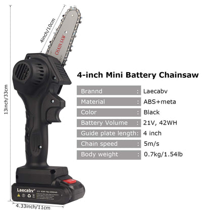 CutPro™ Mini Cordless Chainsaw
