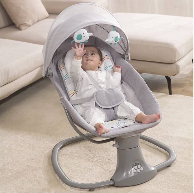 3-in-1 Deluxe Baby Bassinet – Sleep, Soothe & Grow
