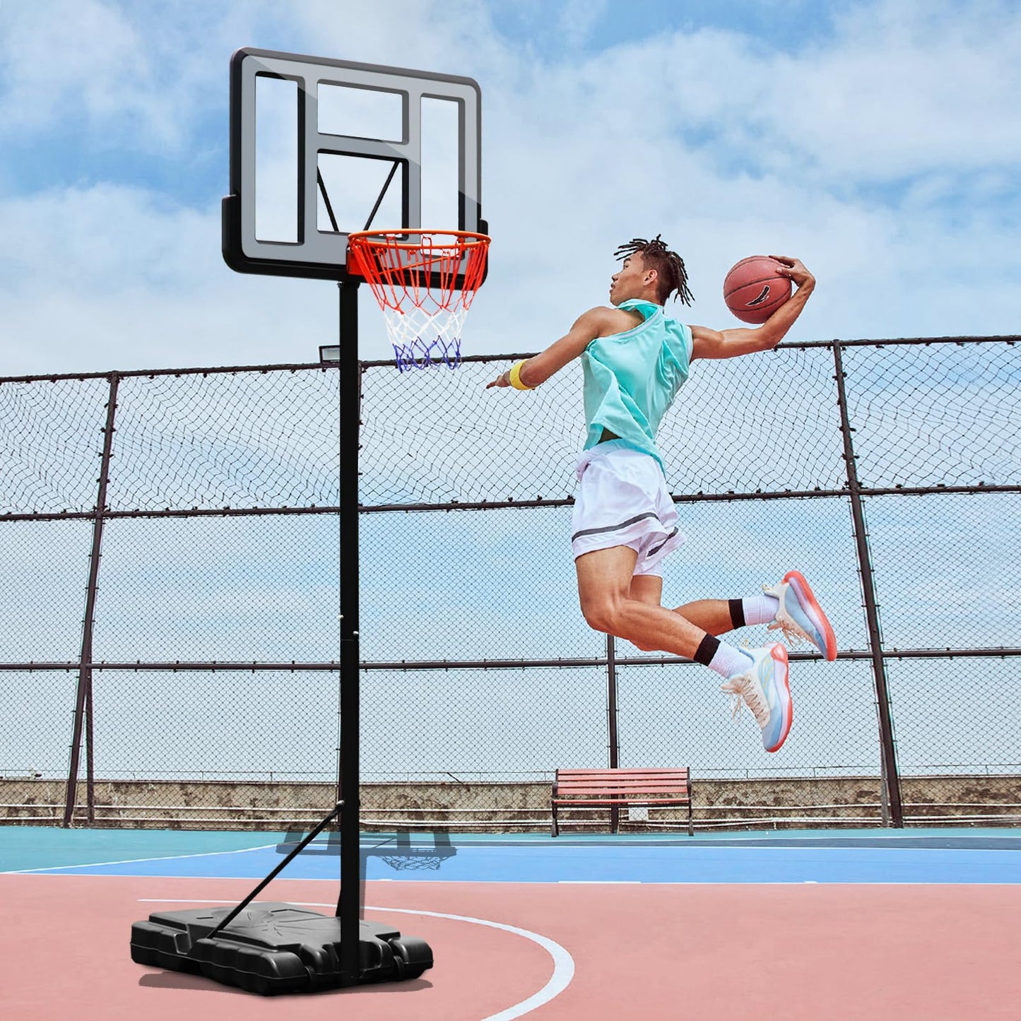DunkMaster – Adjustable Basketball Hoop System