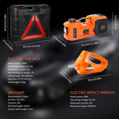 PowerLift Pro™ | 5-Ton Electric Car Jack Kit